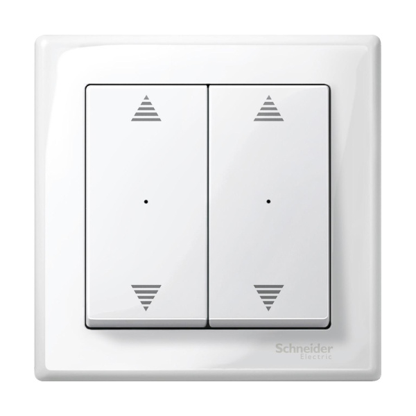 Купить SE Merten KNX\EIB SM Полярно-бел Клавиша для модуля 2-кнопочного выключателя, с символами ВВ/ВН, 1/0 (MTN619719)