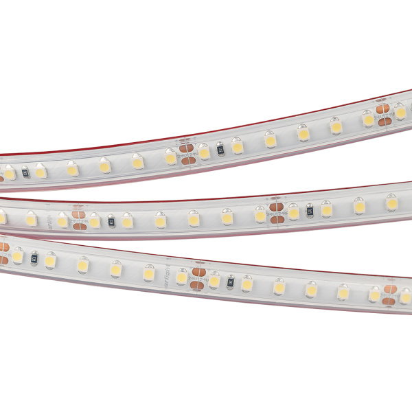 Arlight Светодиодная лента RTW 2-5000PS-50m 24V Warm2700 2x (3528, 120 LED/m, LUX) (9.6 Вт/м, IP67) 024579