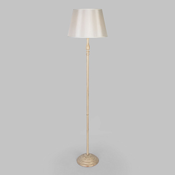 Eurosvet Торшер классический с абажуром 01088/1 белый с золотом a056787