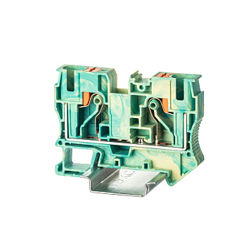 DKC Nuputuk Клемма заземления, зажим push-in, 2 точки подключения, 10 кв.мм