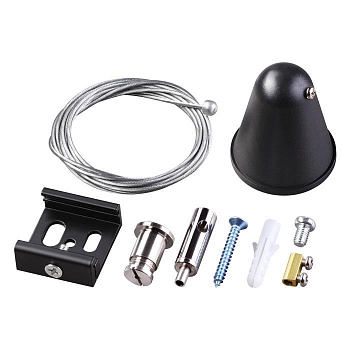 Novotech 135071 NT19 013 черный Подвесной комплект с 2-х метровым тросом IP20