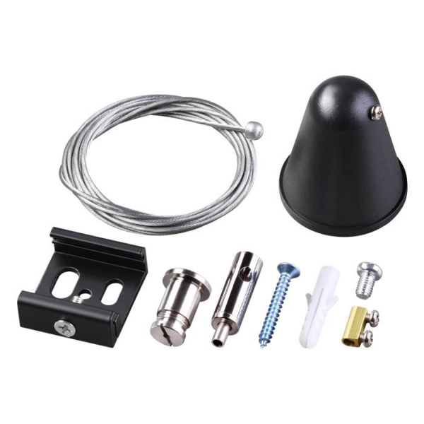 Novotech 135071 NT19 013 черный Подвесной комплект с 2-х метровым тросом IP20