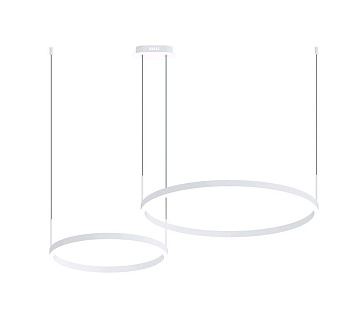 Kink Light 08219,01PA Подвес диммируемый Тор белый w90*60(d40+60) h110 Led 60W (4000K)