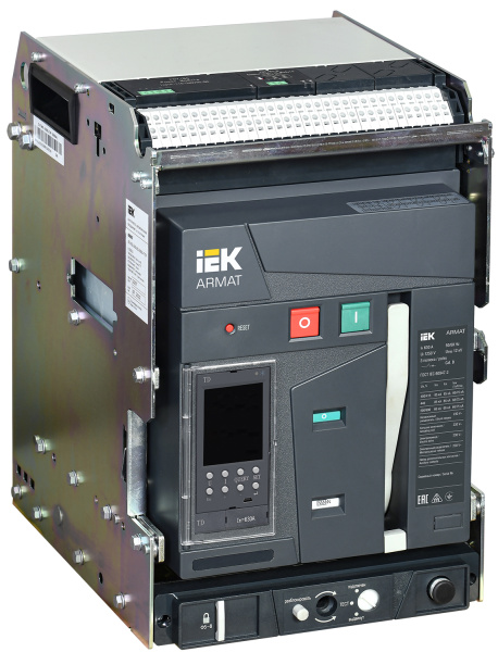 IEK ARMAT Автоматический выключатель воздушный выдвижного исполнения 3P B 85кА 630А TD с акс.