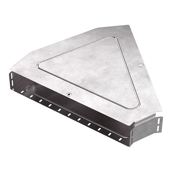 Промрукав Угол горизонтальный 45 градусов с крышкой Стандарт 600х100 PR16.0621