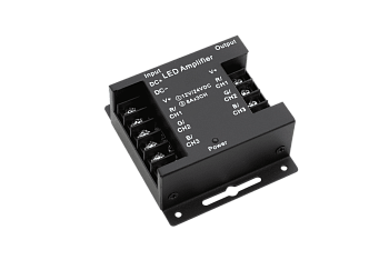 SWG Усилитель RGB,24А,Черный, AMP-RGB-24A-Bl