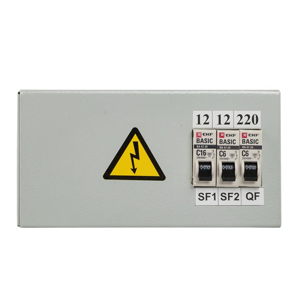 Купить EKF Basic Ящик с понижающим трансформатором ЯТП 0,25кВА 220/12В (3 автомата)