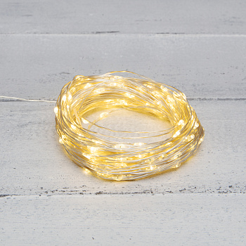 NEON-NIGHT Гирлянда «Роса» с трансформатором 30 м, 300 LED, теплое белое свечение 303-216