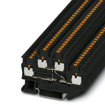 Phoenix Contact PTTB 2,5-2DIO/O-UL/O-UR BK Клеммный блок 3211444