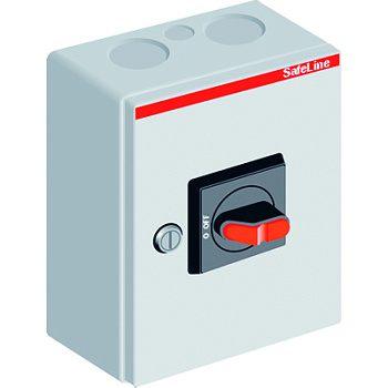 ABB OTL16B3M Рубильник в боксе 3P 16A перфорация 4х25.5+ 2x16.5 1SCA022562R1260