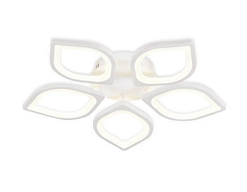 Ambrella Потолочный светодиодный светильник без пульта FA444/5 WH белый 60W 4200K 580*580*80 (Без ПДУ)