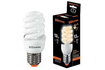 TDM Лампа энергосберегающая КЛЛ-FSТ2-13 Вт-2700 К–Е27 (42х98 мм) SQ0323-0062