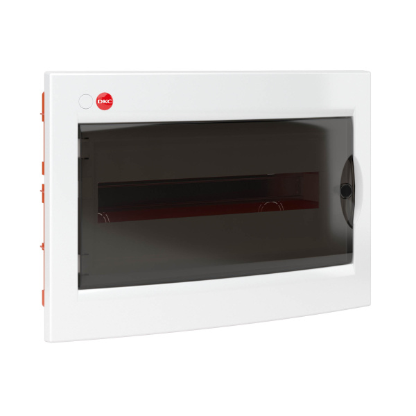 DKC Щиток встраив.с двер.18мод.,IP41,бел., с клем.блок.1х87518 и замком