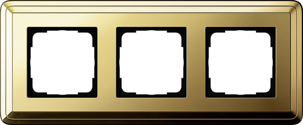 Gira ClassiX Латунь/Латунь Рамка 3-ая 0213631
