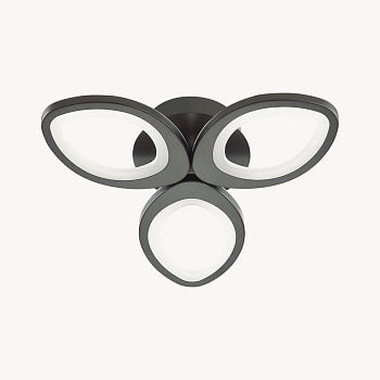 Lumion 4575/60CL LEDIO LN21 черный Люстра потолочная LED 60W 3430Лм 3000-6000K 220V LULU