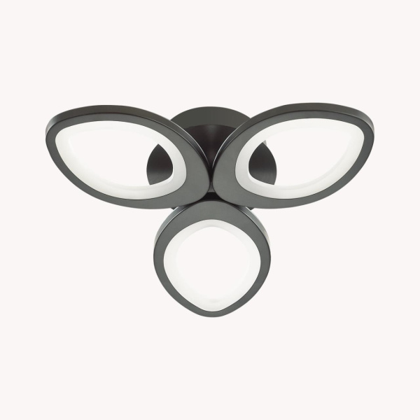 Lumion 4575/60CL LEDIO LN21 черный Люстра потолочная LED 60W 3430Лм 3000-6000K 220V LULU