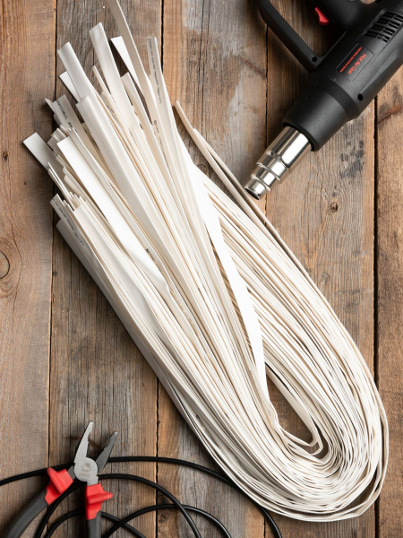 Купить EKF PROxima Термоусаживаемая трубка ТУТ нг 10/5 белая в отрезках по 1м