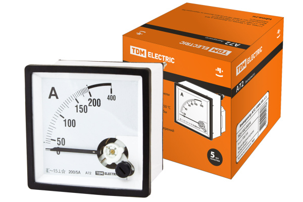 TDM Амперметр А72 200А/5А-1.5 SQ1102-0057