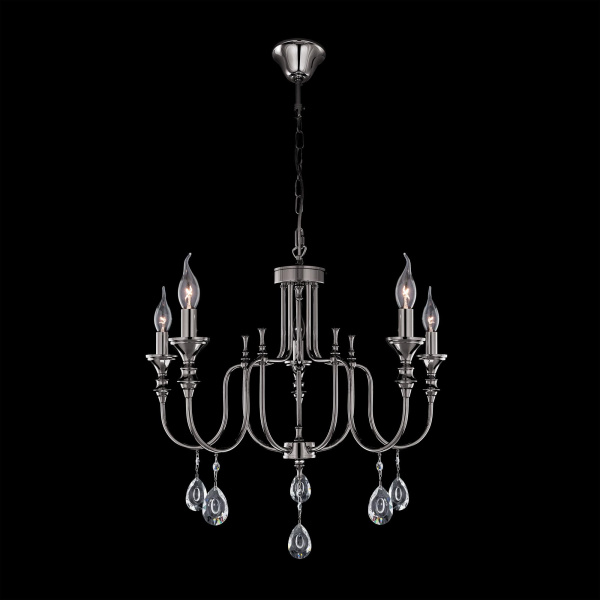 Citilux CL437154 Рига Черн.Хром Светильник Люстра