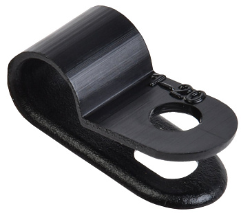 IEK Скоба крепежная 5мм нейлоновая черная (50шт)