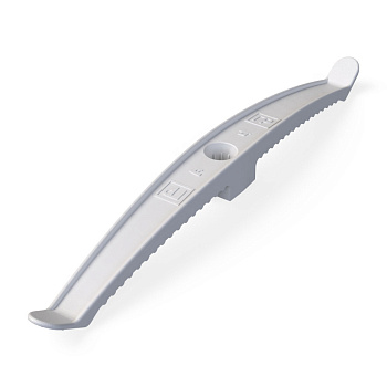 Промрукав Держатель кабеля двусторонний для прямого монтажа белый (20шт/120шт уп/кор) PR13.0384