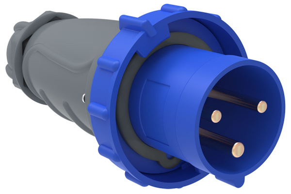 IEK Вилка переносная ССИ-033 63А-6ч/200-250В 2Р+РЕ IP67 MAGNUM