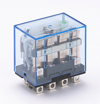 DEKraft Промежуточное реле 4 конт. с инд. LED 10А 24В DC ПР- 23213DEK