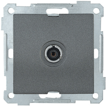 IEK РТВ11-0-Б Розетка TV оконечная BOLERO антрацит EAB11-K95