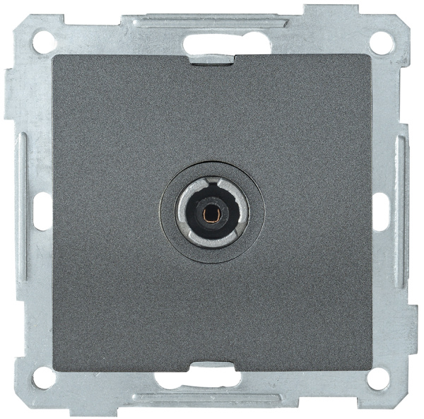 IEK РТВ11-0-Б Розетка TV оконечная BOLERO антрацит EAB11-K95