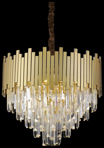 Wertmark WE137.12.503 Люстра подвесная Бронзовый/Прозрачный E14 12*40W