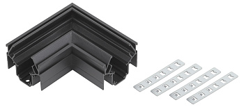 ЭРА Коннектор TRM-PC20-CC-B угловой для магнитного трекового шинопровода NOVA для натяжных потолков TRM-PC20 черный