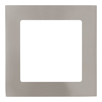 Eglo Светодиодная ультратонкая встраиваемая панель FUEVA 1, 5,5W (LED) 4000K, 120х120, никель 95276