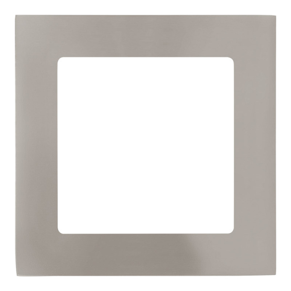Eglo Светодиодная ультратонкая встраиваемая панель FUEVA 1, 5,5W (LED) 4000K, 120х120, никель 95276