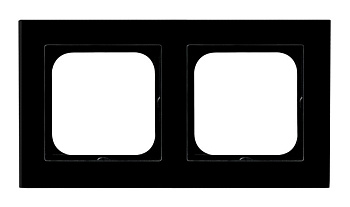 Ospel Sonata Стекло Черное Рамка 2-ая , толщина 6 мм (без внутр вставки) R-2RG/32