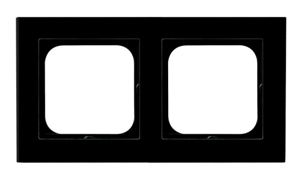 Ospel Sonata Стекло Черное Рамка 2-ая , толщина 6 мм (без внутр вставки) R-2RG/32