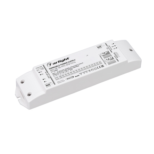 Arlight Блок питания ARJ-SP-50-PFC-DT8-ССTa (50W, 8-52V, 0.25-1А) (IP20 Пластик, 5 лет) 038308