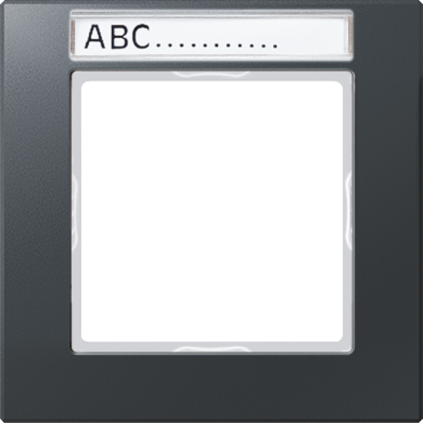 JUNG Рамка 1-кратная, матовый антрацит AC581BFNAANM