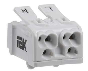 IEK Клемма пружинная соединительная КСПн2-L+N