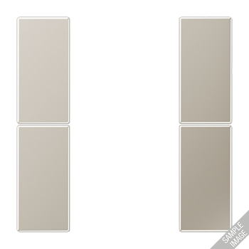 JUNG KNX Хром Комплект накладок 2гр GCR2502TSA