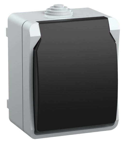 IEK FORS РСб20-3-ФСр Розетка одноместная с з/к для открытой установки IP54