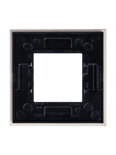 Купить ABB NIE Zenit Стекло Жемчужное Рамка 1-я 2 мод 2CLA227100N3501