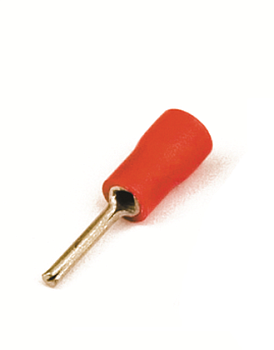 DKC Наконечник со штифтом круглого сечения с изолир.фланцем 0,25-1,5 кв.мм1,7х9мм (НШКИ)