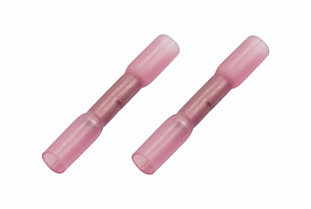 СОЕДИНИТЕЛЬНАЯ ГИЛЬЗА изолированная термоусаживаемая L-37мм 0.5-1мм² (ГСИ-т 1.0 / ГСИ-т 0,5-1,0) красный Rexant 08-0718