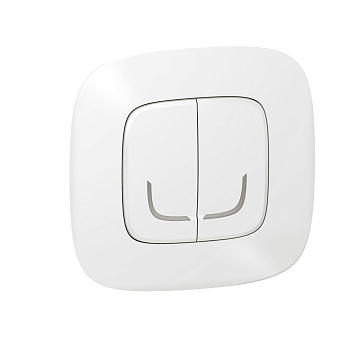 Legrand NETATMO Valena ALLURE Бел Выключатель 2-клавишный беспроводной 752587