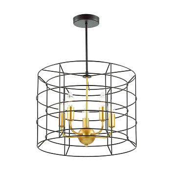 Lumion 4410/5 LN19 134 черный, золотой Люстра потолочная E14 5*40W 220V RUPERT