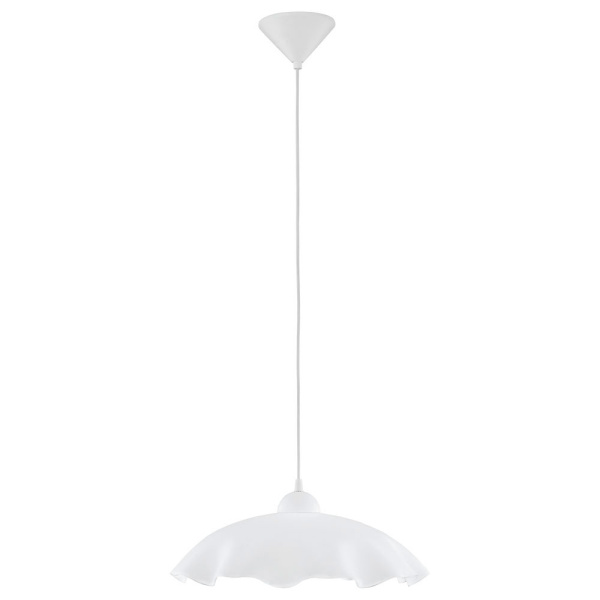 Eglo 13993 Подвес CAROLA, 1x60W(E27), белый, сатиновый