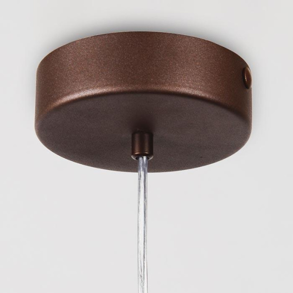 Купить Ambrella Подвесной светильник с хрусталем TR5043 CF/TI кофе/янтарь E14/1 max 40W 180*180*760