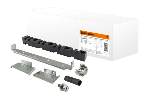 TDM Изолятор шинный плоский универсальный ИШПу 4П TDM (комплект) SQ0807-0101