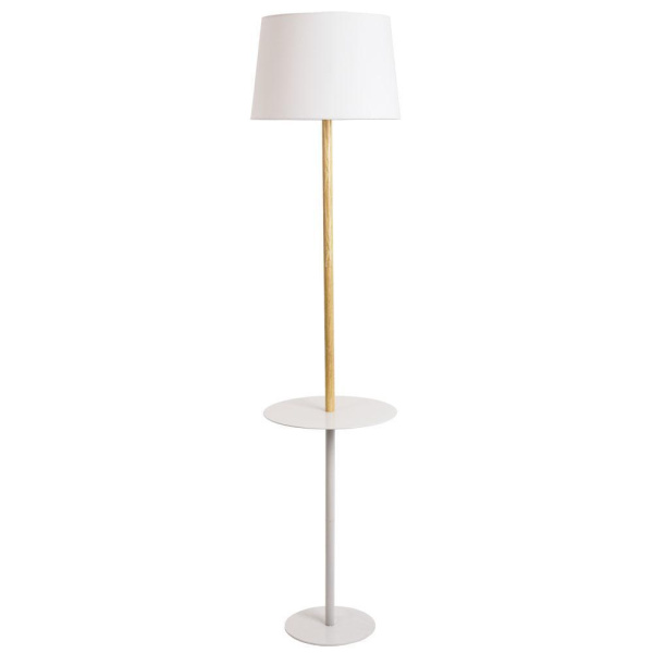 Arte Lamp A2102PN-1WH Торшеры с одним плафоном
