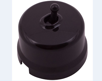 BIRONI Лизетта Пластик Коричневый Выключатель перекрестный 1-кл (тумблерный) B1-233-22